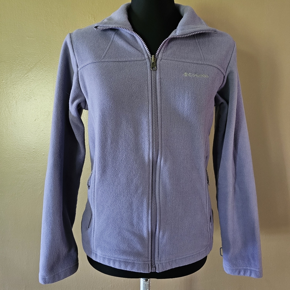 💥Host Pick💥 Columbia Full Zip Purple Fleece Jacket Women's Size Small